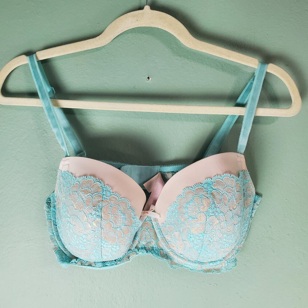 Victoria's Secret VS Womens Dream Angels Lined Demi Shimmer Size 36D